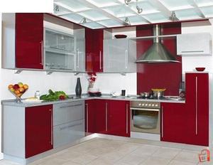 2025 gabinetes de cocina con acabado de laca de madera maciza de diseño moderno Material MDF de venta ultra alta con estilo cerámico - Product Image 2