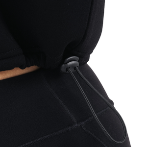 Womens Cropped Zip Jacket <b>Black</b> <b>Long</b> <b>Sleeve</b> Structured Fit Minimal Athleisure Outerwear <b>Top</b> - Product Image 6