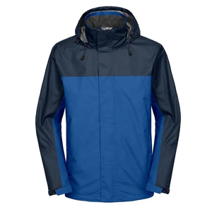 Coupe-vent imperméable de montagne pour homme Imperméable à capuche léger et compressible Veste de pluie pour homme pour extérieur Course à pied Randonnée - Product Image 1