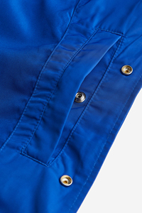 Chaqueta Bomber de Satén para Hombre con Logotipo Bordado Personalizado en el Cuello, Logotipo Frontal, Talla Grande, 100% Poliéster, Impermeable, con OEM - Product Image 6