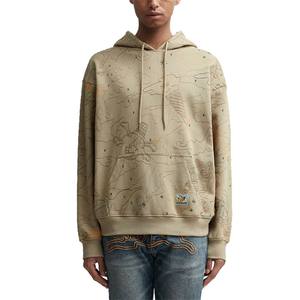 Nueva llegada Color sólido 100% algodón Invierno Polar gimnasio Fitness Unisex Sudadera con capucha con cordón bordado - Product Image 2