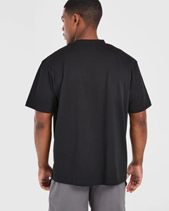 Camisetas de algodón en blanco para hombre de talla grande con logotipo personalizado OEM de alta calidad, ropa de Fitness, ropa de entrenamiento, ropa de gimnasio - Product Image 2