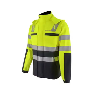 Chaqueta de Seguridad Reflectante de Alta Visibilidad de Poliéster de Alta Calidad, Ropa de Trabajo de Invierno, Chaquetas de Construcción Personalizadas con Certificación CE - Product Image 6