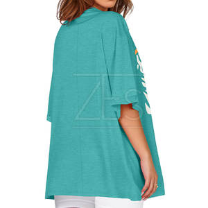 Camiseta gráfica extragrande de diseño único de algodón 100% para mujer, camiseta de manga corta para mujer - Product Image 5