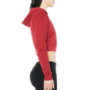 Sudaderas Gruesas de Algodón 100% para Mujer, Nuevas, de Alta Calidad, Tejido de Punto Informal para Invierno, Sudaderas Cortas Personalizables, Lisas y Teñidas - Product Image 6