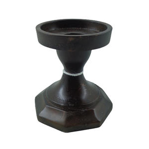 Bougeoir à 5 bras en aluminium Candélabre en métal blanc pour le salon et la décoration de mariage Fait à la main en vrac - Product Image 6