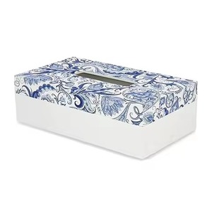 Soporte de caja de servilletas de madera Estilo Vintage grabado con láser logotipo personalizado para restaurante Hotel mesa para limpieza - Product Image 2