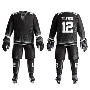 New Arrival Casual Wear Customized Design Logo Printed ICE Hockey Uniform Men Good Quality Ice Hockey Uniform - Product Image 1