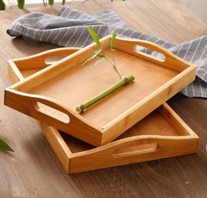 Plateau de service en bois massif élégant de qualité supérieure pour la salle à manger, best-seller, plateau de service en bois pour la vente en gros - Product Image 2