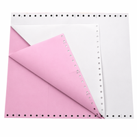 Papier autocopiant NCR CB CFB 2 plis 9,5x11 241x280mm continu pour ordinateur, perforé pour factures
