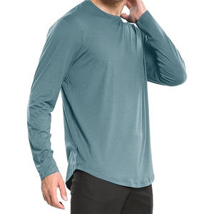 Camiseta de manga larga con cuello redondo para Otoño e Invierno para mujer, sudadera de Modal suave y cómoda, ropa de abrigo deportiva informal transpirable de talla grande - Product Image 6