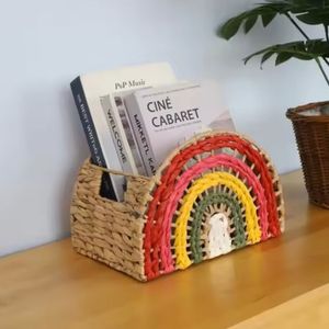 Cesta de Almacenamiento de Jacinto de Agua de Lujo Personalizable, Hecha a Mano, Ligera, Duradera, Ecológica y Decorativa para el Hogar - Product Image 6