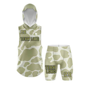 Ensemble short et maillot 7v7 pour homme adulte de haute qualité en polyester, tissu extensible doux, respirant, écologique, coutures durables, tendance - Product Image 1