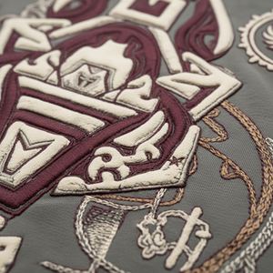 เสื้อฮู้ดดี้โอเวอร์ไซส์ผู้ชาย ผ้าโพลีเอสเตอร์/คอตตอน 500gsm เฟรนช์เทอร์รี่ ขอบดิบ แต่งลายปัก ซับในอย่างดี เป็นมิตรต่อสิ่งแวดล้อม เหมาะสำหรับฤดูหนาว - Product Image 4