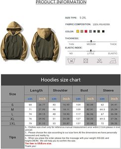Sudadera con capucha para hombre con bolsillo de canguro Sudaderas con capucha cómodas - Product Image 5