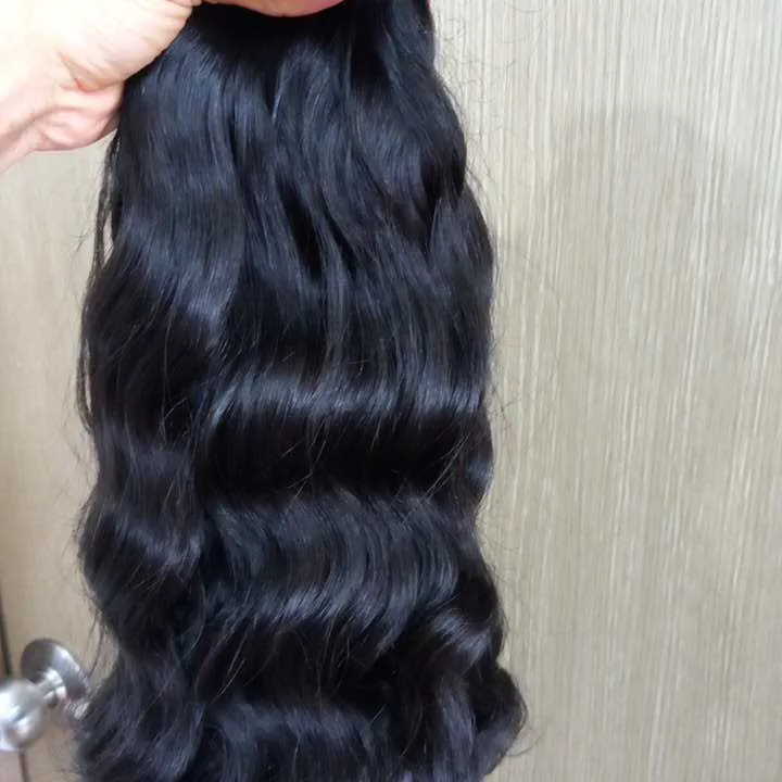fast shipping Frontal Closure With Human hair extensions remy human skin weft hair natural black