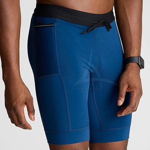 กางเกงขาสั้นรัดเอวกลางสำหรับผู้ชายปรับแต่งได้แบบลำลองแห้งเร็วเสื้อผ้าแฟชั่นใส่สบาย - Product Image 4