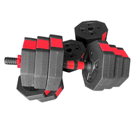 Equipo de Fitness, Pesas Libres, Kettlebell de Cemento y PE, Mancuernas con Agarre, Juego de Mancuernas BaGMell de Colores, Mancuernas Ajustables