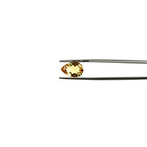Piedra Preciosa de Citrino Natural, Corte Pera de 10x14 mm, Color Amarillo-Naranja, Calidad Fina, Tratada con Calor, Certificada por IGI, para Accesorios de Joyería - Product Image 6