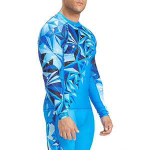 ผู้ชายที่กําหนดเอง Sublimated MMA อุปกรณ์ป้องกันผื่นแขนยาวยามผื่น - Product Image 4