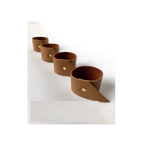 Servilletero de cuero a la moda Hotel Restaurante Hogar Caja de pañuelos de cuero decorativa Cubierta Popular Venta caliente - Product Image 5