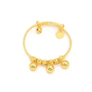 High Quality Gold Bracelets Bangle For Baby's Popular Design Hanging Bracelets Kids