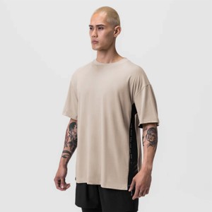 T-shirt surdimensionné élégant pour hommes en coton pour une coupe décontractée et un port quotidien confortable - Product Image 1