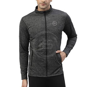 <b>Long</b> Sleeves Stand Collar Front Logo High Quality Winter <b>Men</b> Sports <b>Jacket</b> Quick Dry Eco-Friendly Breathable Adult Size FINA - Product Image 1