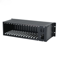 Boîtier de rack 3U en aluminium anodisé noir avec rail CPCI pour amplificateur d'instrument de projet, matrice audio, sous-rack, armoire, boîtier, châssis, boîte
