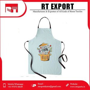 Venta caliente diseño personalizado puro algodón restaurante cocina delantal fabricante indio - Product Image 6
