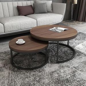 Metal coffee table with glass top suitable for use in both small and <b>large</b> living rooms with equal visual impact - Product Image 5