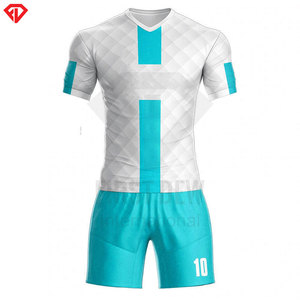 Nouveaux uniformes de football personnalisés imprimés, 100% coton respirant, logo personnalisé, vêtements de sport de qualité supérieure - Product Image 3