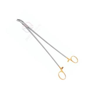 Pinzas Quirúrgicas DeBakey de 205 mm (8 Pulgadas), Curvas, de Acero Inoxidable, Portaagujas Manual de Alta Calidad con Certificación CE - Product Image 4