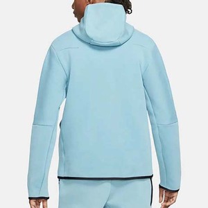 Custom <b>Men</b> Winter <b>Hoodie</b> 100% Cotton Fleece Breathable Fabric Zip Side Pocket Embroidered Custom Logo <b>Lined</b> High Quality Hooded - Product Image 2