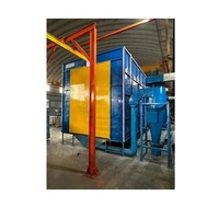 Usine de revêtement en poudre par lots à usage intensif avec fonctionnement manuel ou automatique pour armoires métalliques disponible pour l'exportation