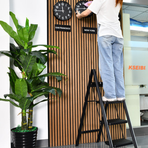 KSEIBI ESCALERA PLEGABLE DE ACERO INDUSTRIAL DE ALTA CALIDAD/NEGRO 2 ESCALONES - Product Image 5