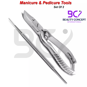 ชุดเครื่องมือทำเล็บมือเล็บเท้าสแตนเลส 3 ชิ้น ชุดอุปกรณ์เสริมความงามเล็บเท้า ชุดเครื่องมือดูแลเท้า ทนทาน - Product Image 6