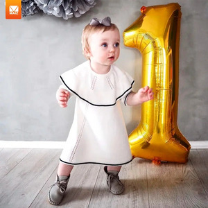 Kit of 10 Number <b>Balloons</b> for Birthday Party <b>Decorations</b>, 80cm - Assorted Colors - Product Image 4