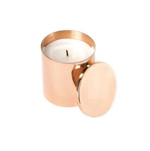 Conteneur de bougie en métal de haute qualité étanche et durable pour les pots de bougie de décoration d'hôtel de restaurant de mariage - Product Image 6