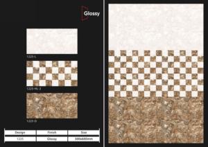 Azulejos de cerámica para pared de 300x600 mm, diseño interior, para baño y cocina, acabado brillante y mate, superficie con efecto de azúcar tallado, diseño de pared interior de lujo. - Product Image 5