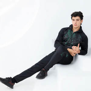 Conjunto de chándal para hombre Sudadera con capucha cómoda con pantalones de Jogger a juego Conjunto de chándal de moda para hombre - Product Image 3