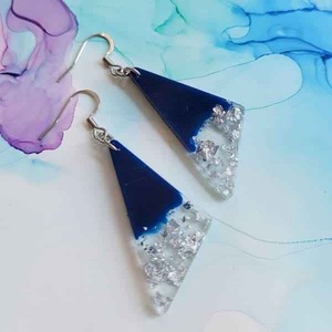 Pendientes de Resina Bordados a Mano, Joyería de Moda de Acero Inoxidable para Mujeres y Niñas, Estilo Clásico para Bodas, Alta Calidad - Product Image 3
