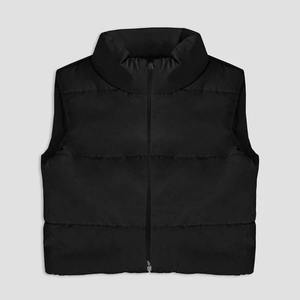Custom Design Padded Women <b>Puffer</b> <b>Vest</b> Winter Short Sleeveless <b>Jacket</b> - Product Image 3