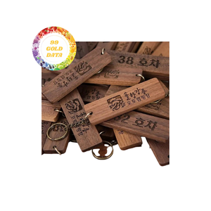 Llaveros de madera de alta calidad Logotipo personalizado Ideal para eventos corporativos y recuerdos Suministro a granel Precios competitivos - Product Image 1