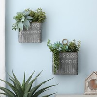 Jardinière murale en métal écologique et légère pour jardin, taille personnalisée, exportateur en gros dans le monde entier