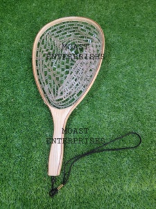 Red de Aterrizaje para Pesca con Mosca al Aire Libre, Red de Trucha, Marco de Madera con Red de Goma Fundida a Mano, Red de Pesca para Aterrizaje de Thor - Product Image 2