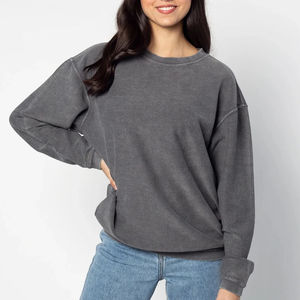 Pull à col rond de haute qualité, sur mesure, best-seller en couleurs unies et imprimés, vêtements pour femmes, sweat-shirt pour hommes - Product Image 4