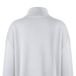 Sweatshirts à col roulé d'hiver pour femme à la mode avec logo sur le devant et design court à fermeture éclair - Product Image 4