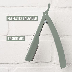 Dynasty Professional Straight Razor Ultra Exposed Straight Razor Kit con 10 cuchillas Premium 2mm Exposed (Dynasty) - Product Image 4