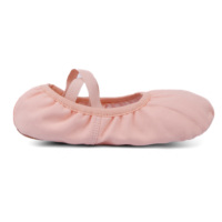 Chaussons de danse classiques roses et noirs pour femmes, ballerines souples en tissu extensible avec semelle extérieure en cuir véritable, idéales pour l'entraînement de danse